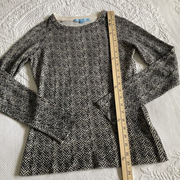 Antonio Melani Women's Cashmere Pullover Sweater Herringbone Fitted Small - XS - Picture 8 of 14